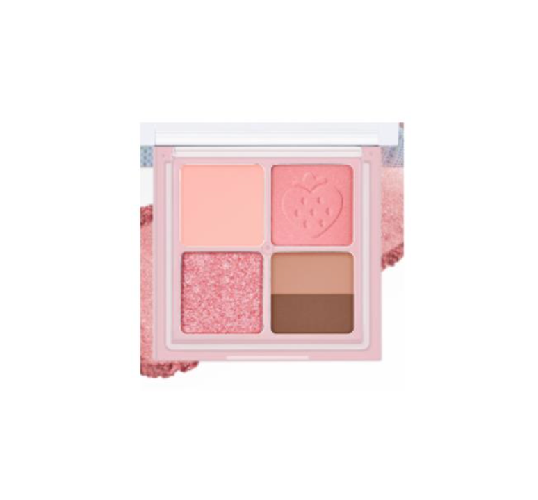 [Peripera] INK POCKET SHADOW PALETTE 007 SPRING STRAWBERRIES IN THE SUN (SOFT BERRY)