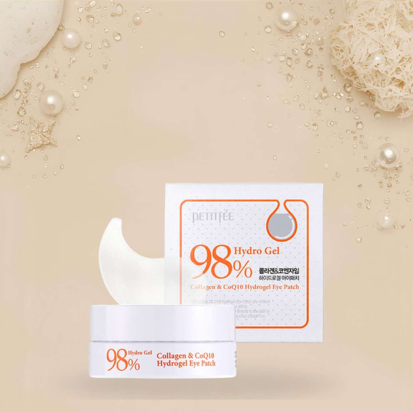 [PETITFEE] Collagen Q10 Hydrogel Eye Patch 60 patches