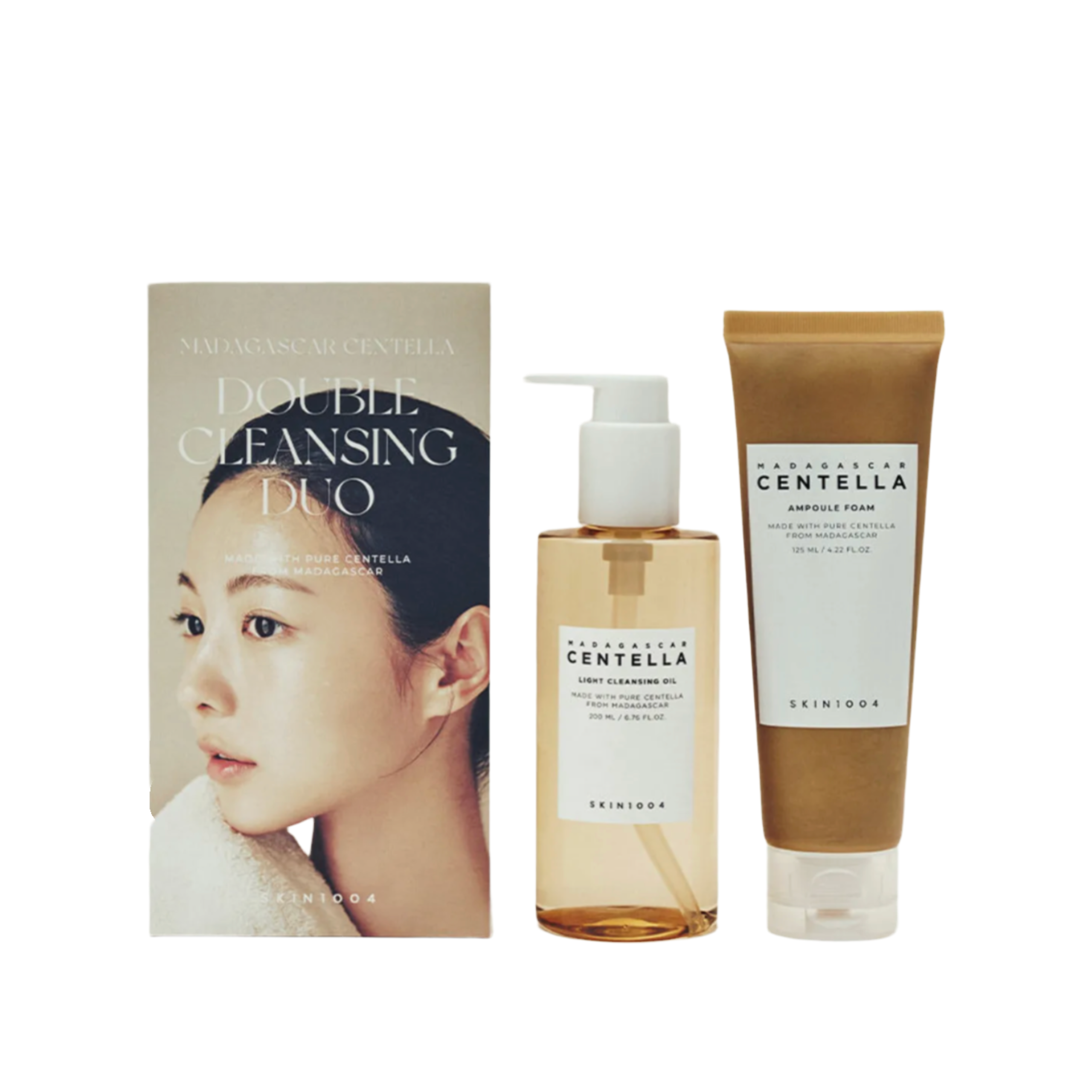 [SKIN1004] MADAGASCAR CENTELLA DOUBLE CLEANSING DUO - 2pcs
