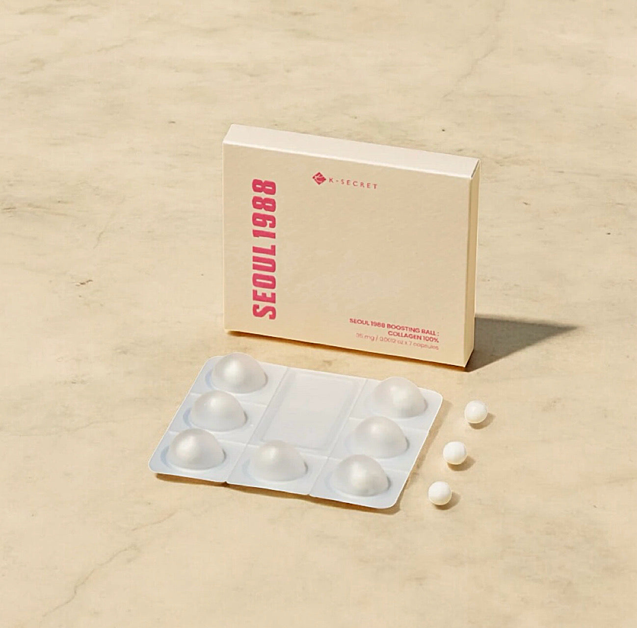 [K-SCERET] SEOUL 1988 BOOSTING BALL: COLLAGEN 100%